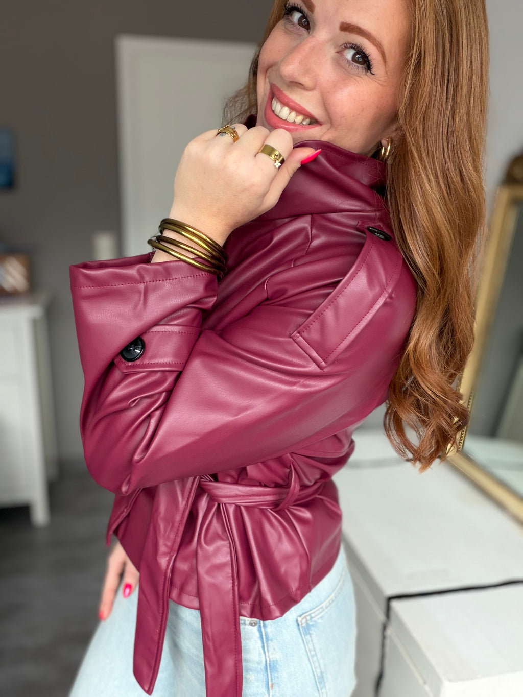 Veste Ambra bordeaux