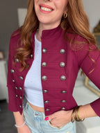 Veste Alessia bordeaux