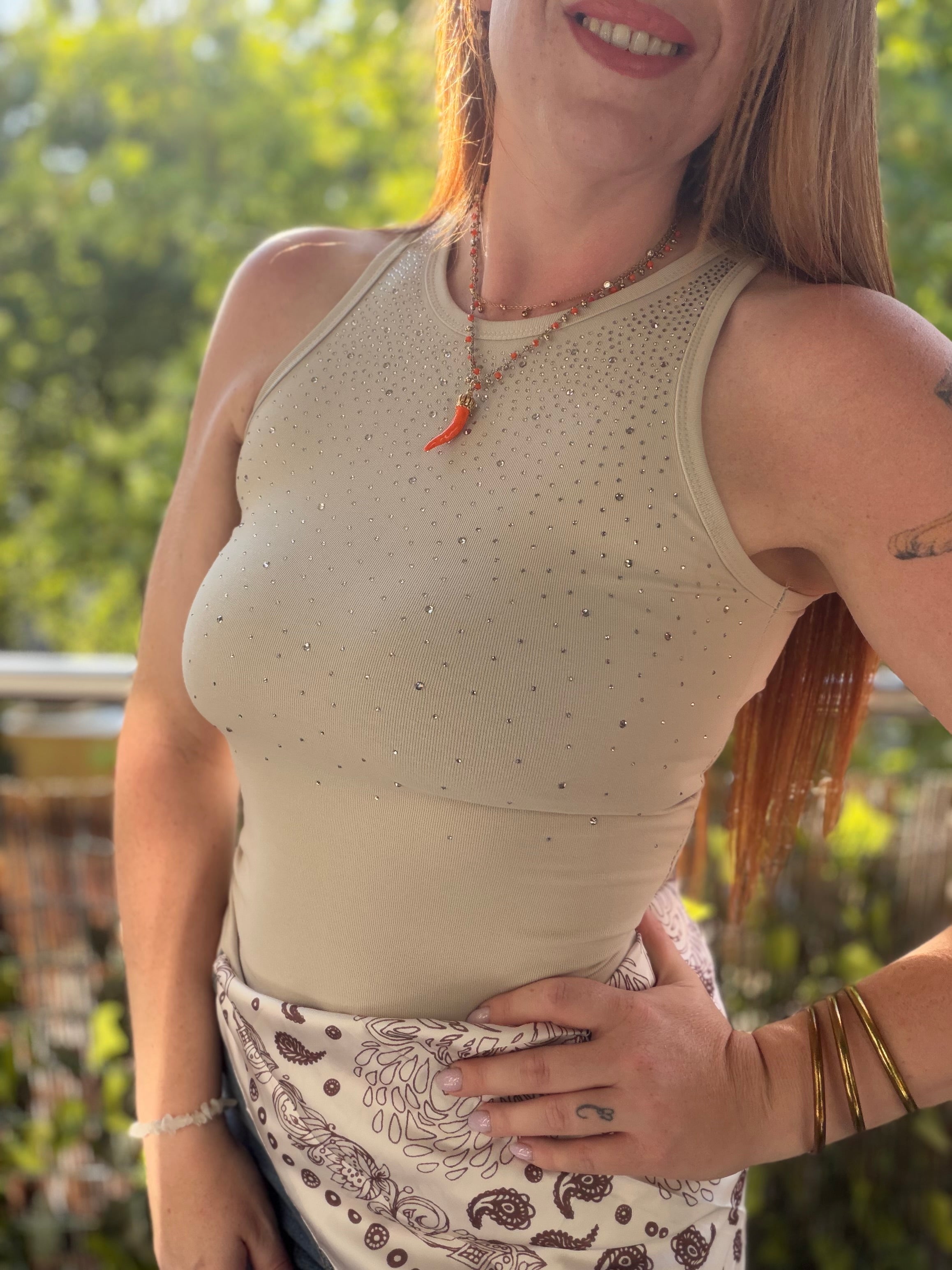 Haut Stella beige