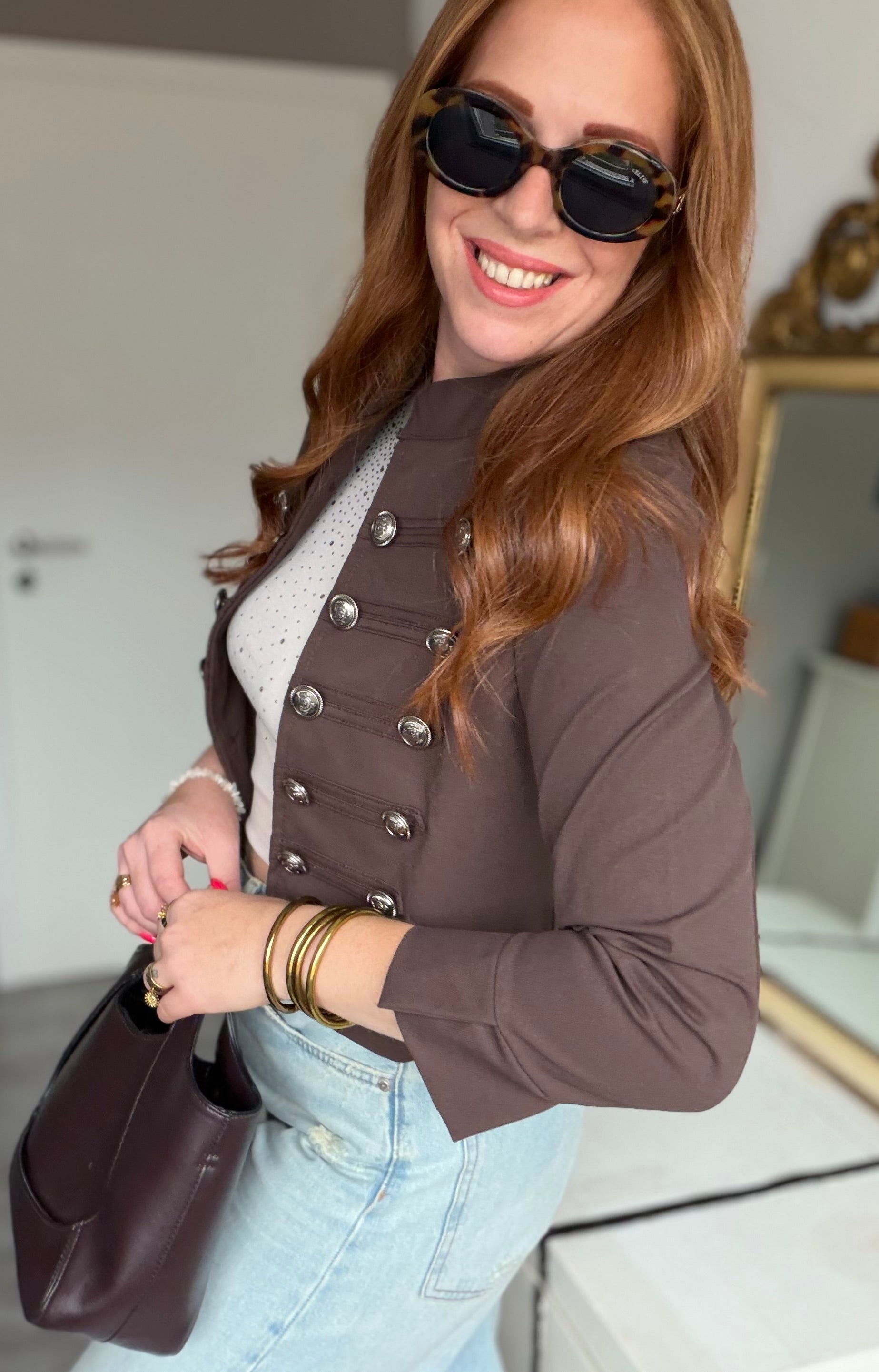 Veste Alessia chocolat 🤎
