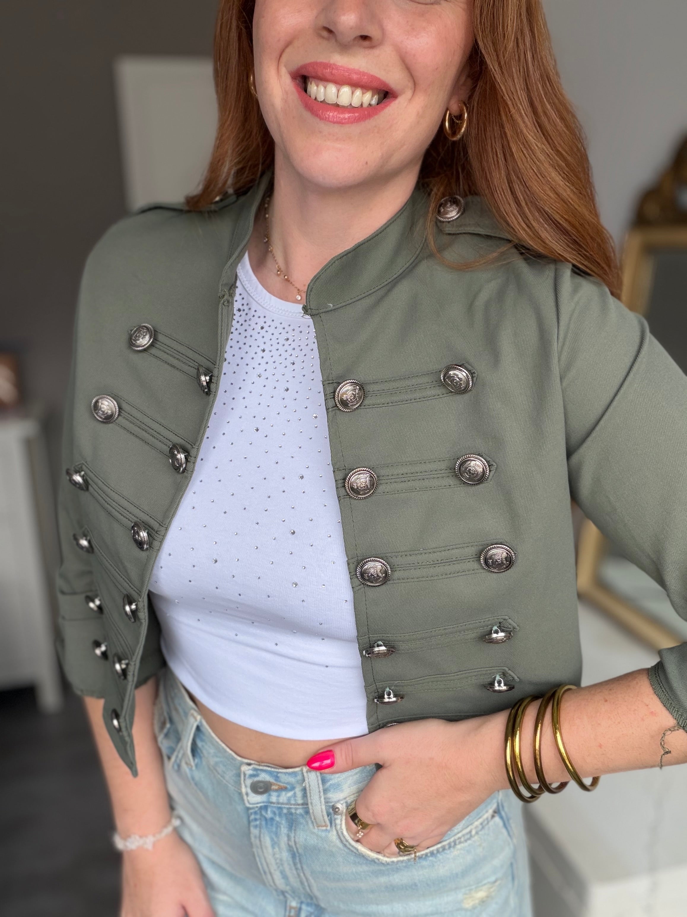 Veste Alessia kaki