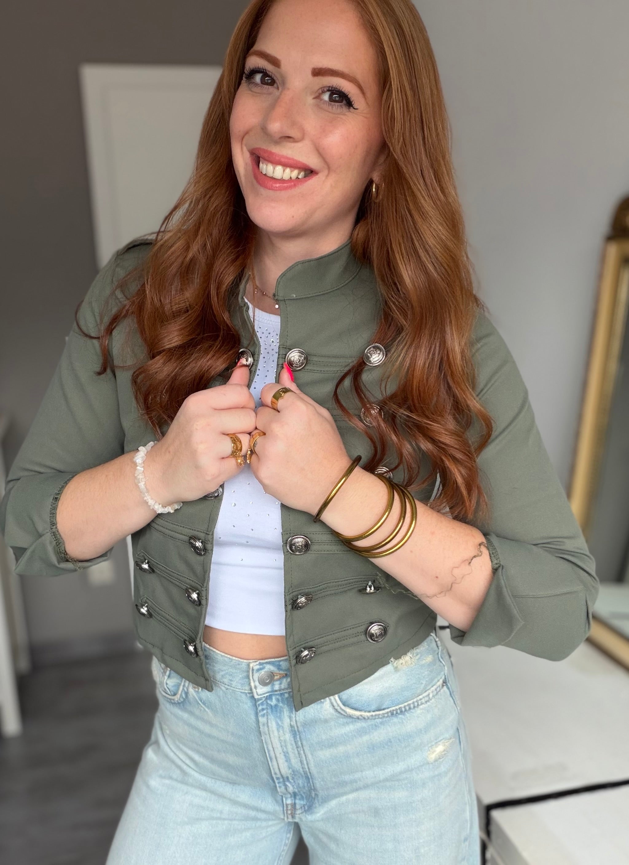 Veste Alessia kaki