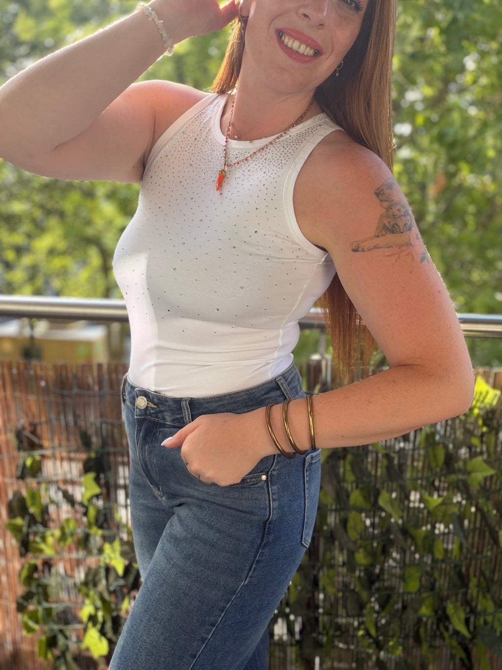 Haut Stella blanc