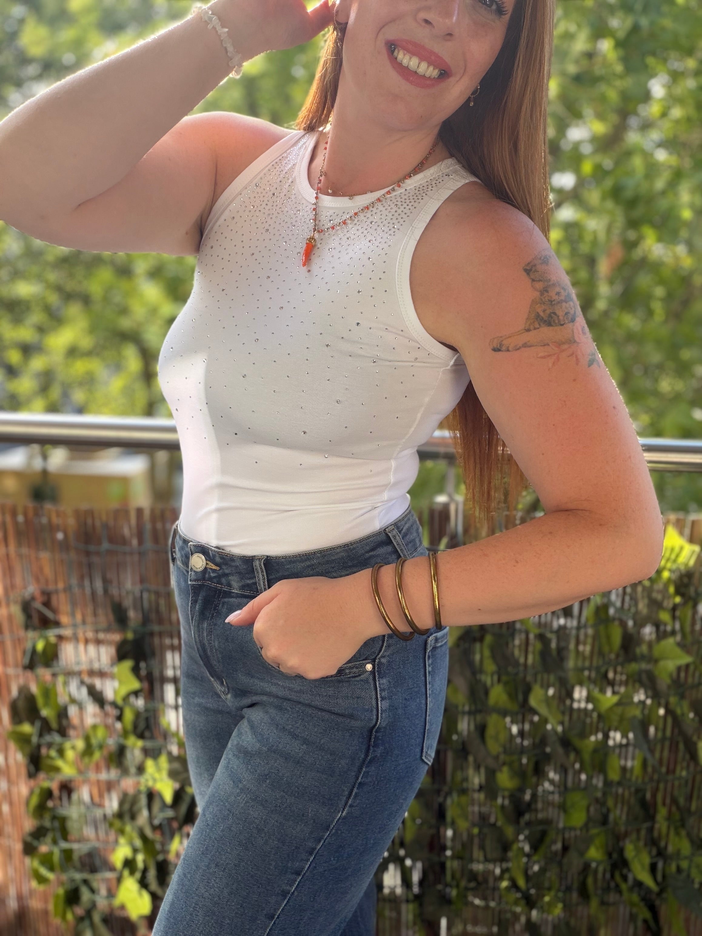Haut Stella blanc
