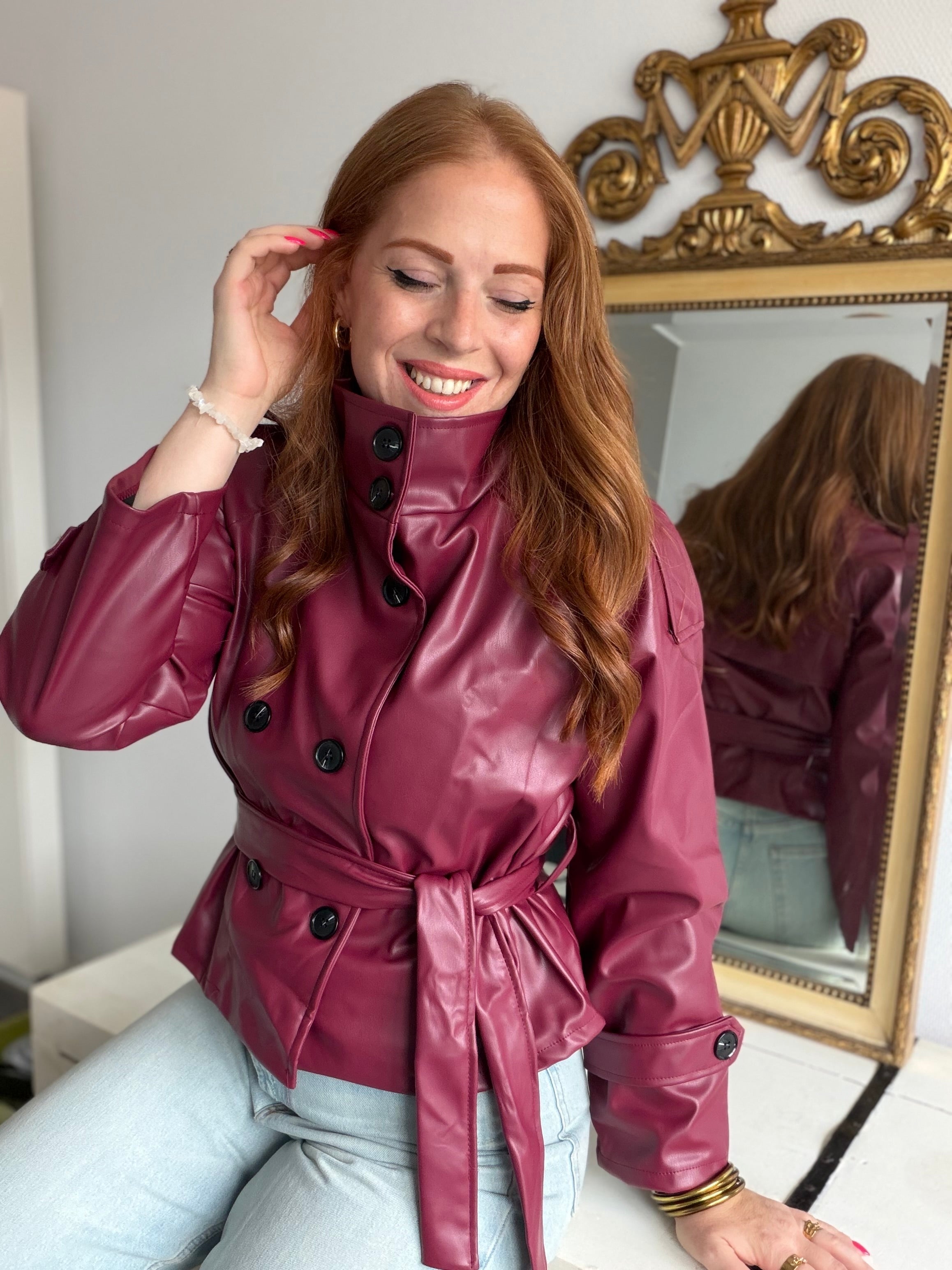 Veste Ambra bordeaux