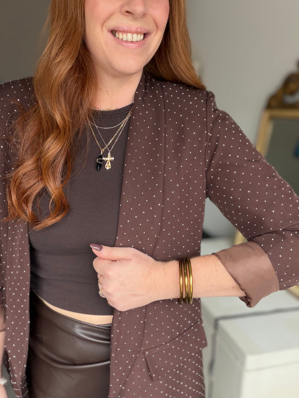 Blazer Lumina marron ✨