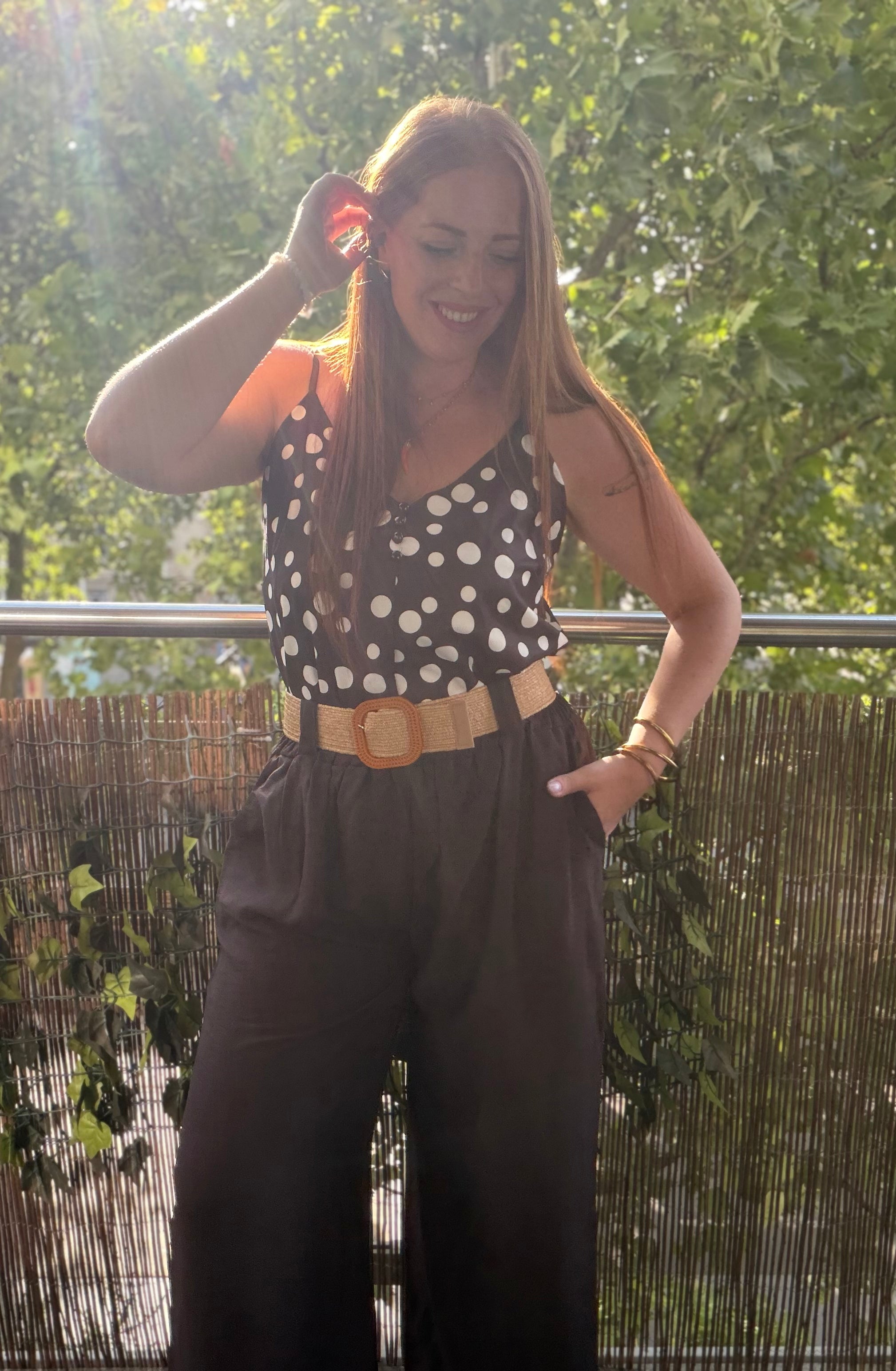 Pantalon Lorella chocolat