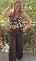 Pantalon Lorella chocolat